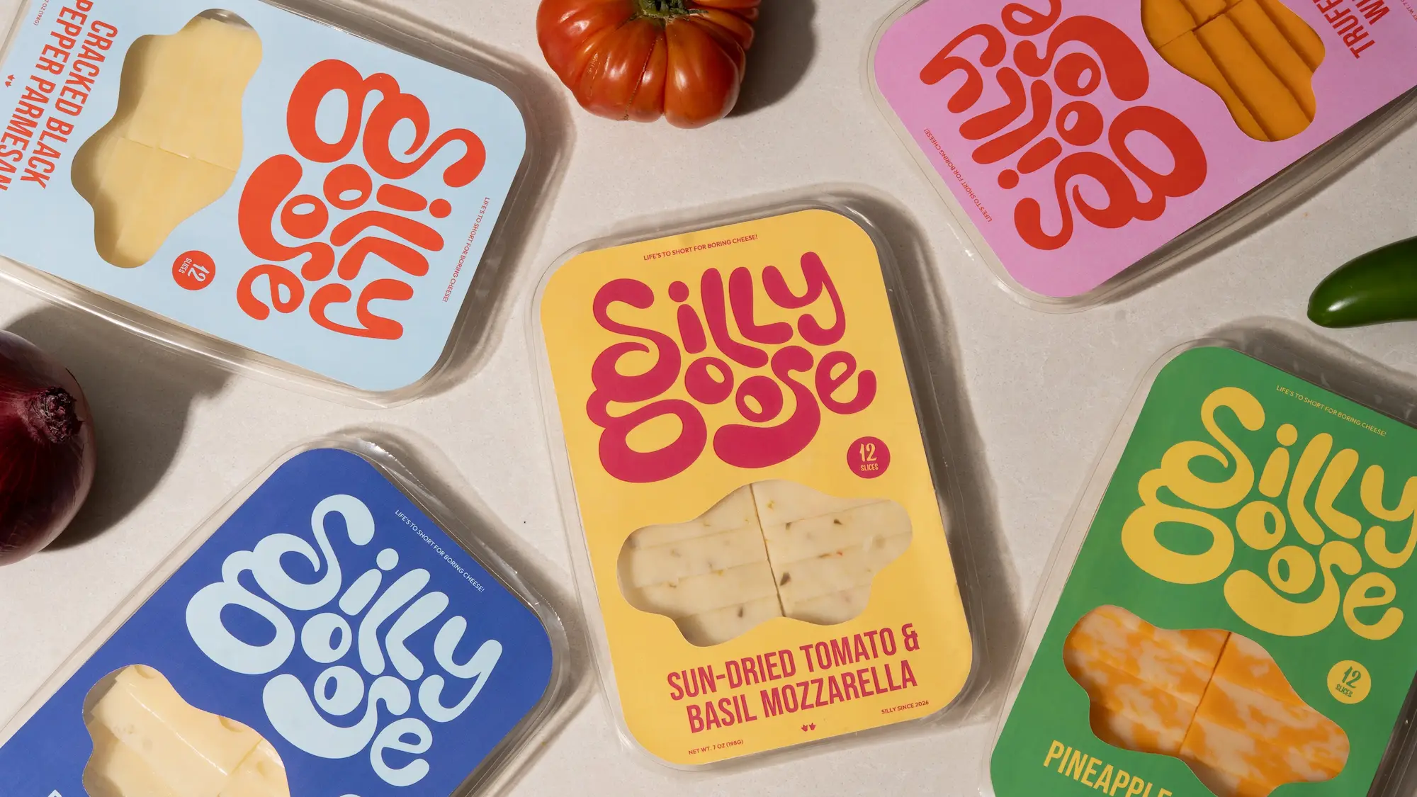Silly Goose Cheese Packaging