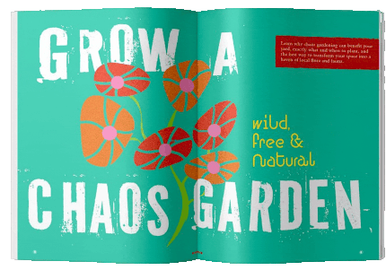 Gardening Magazine interior spreads animation