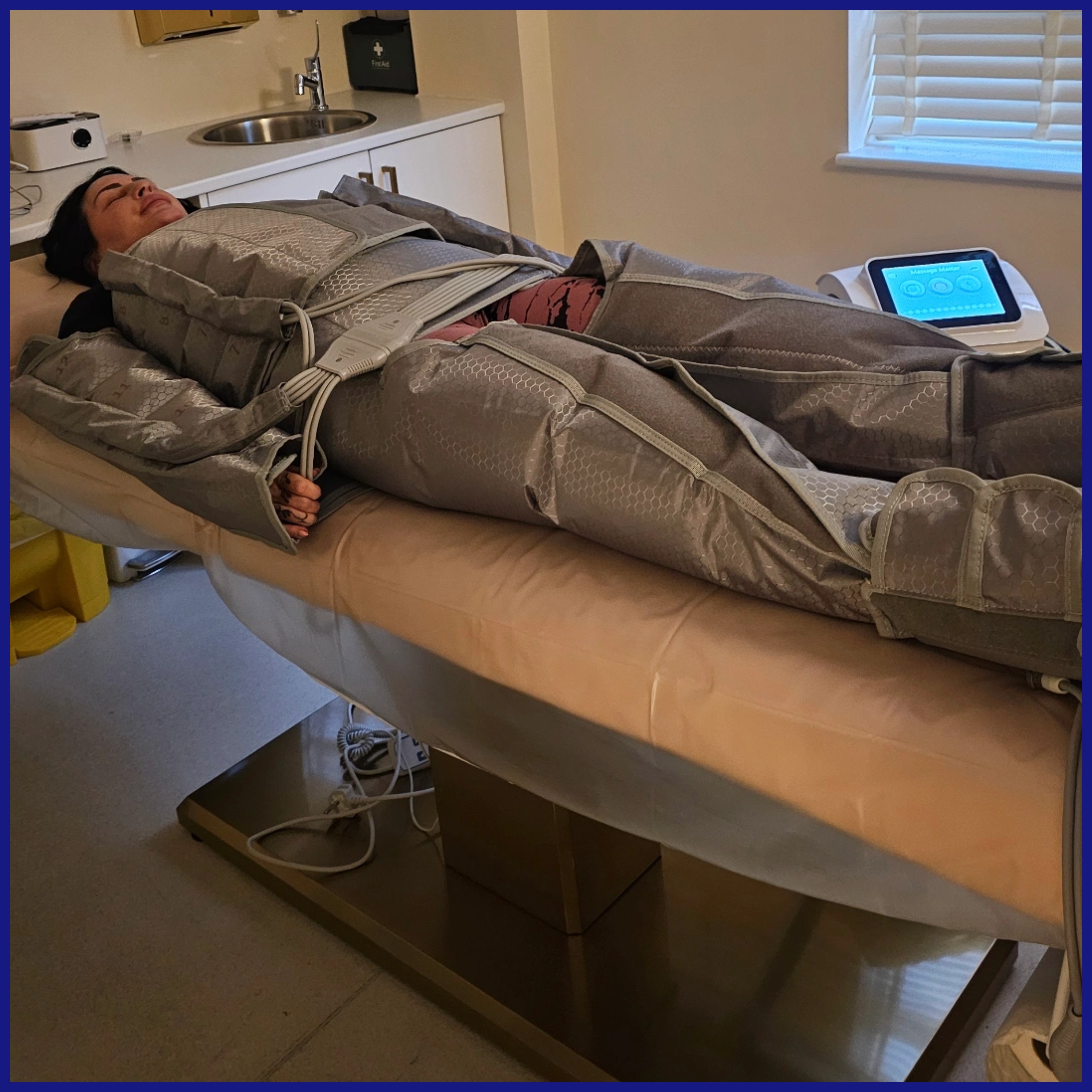 New In Lymphatic Drainage Massage Suit