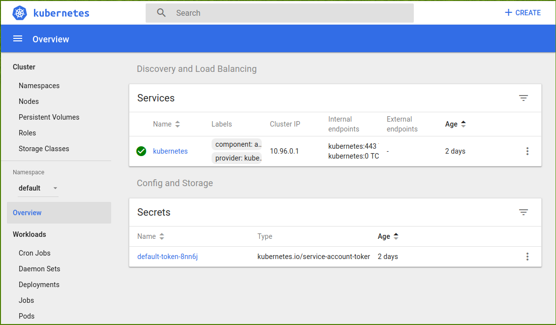 Kubernetes Dashboard