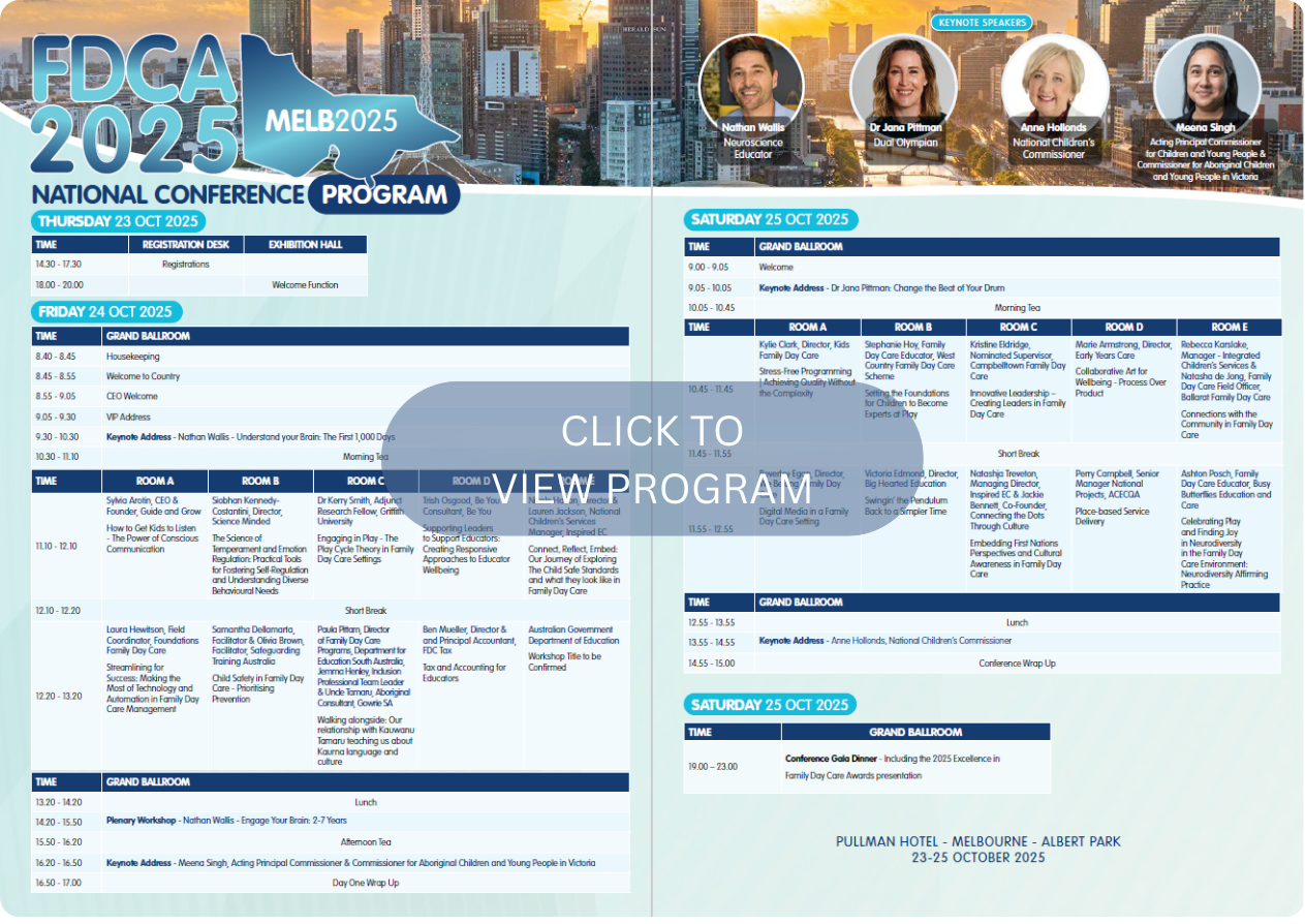 FDCA 2025 National Conference Program