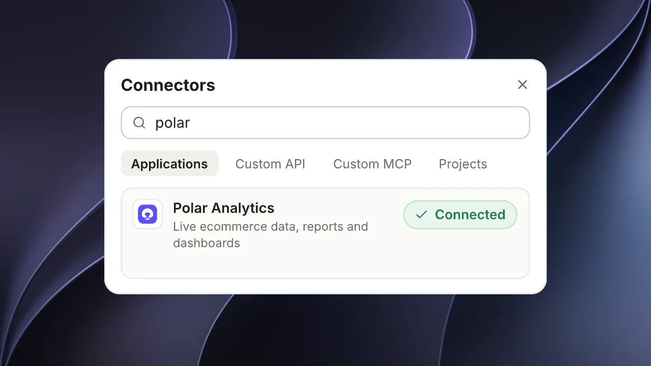 Connecting Claude to commerce data through the Polar connector