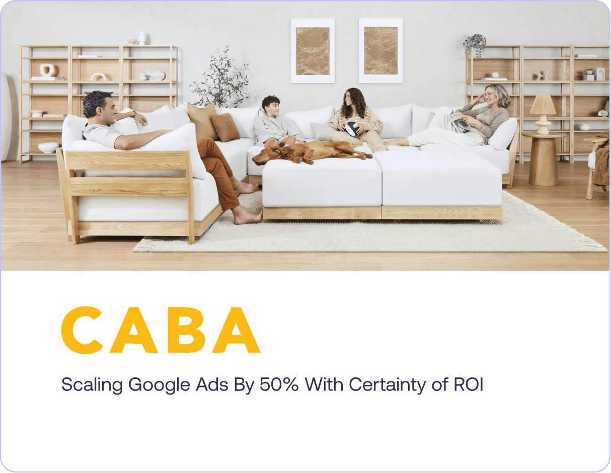 How CABA Design Co. Scaled Google Ads By 50% With Certainty of ROI