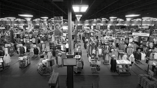 Dusk outside a new GM Store. 2015