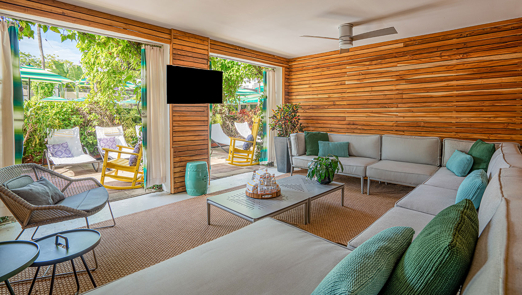 Image of private air conditioned cabana