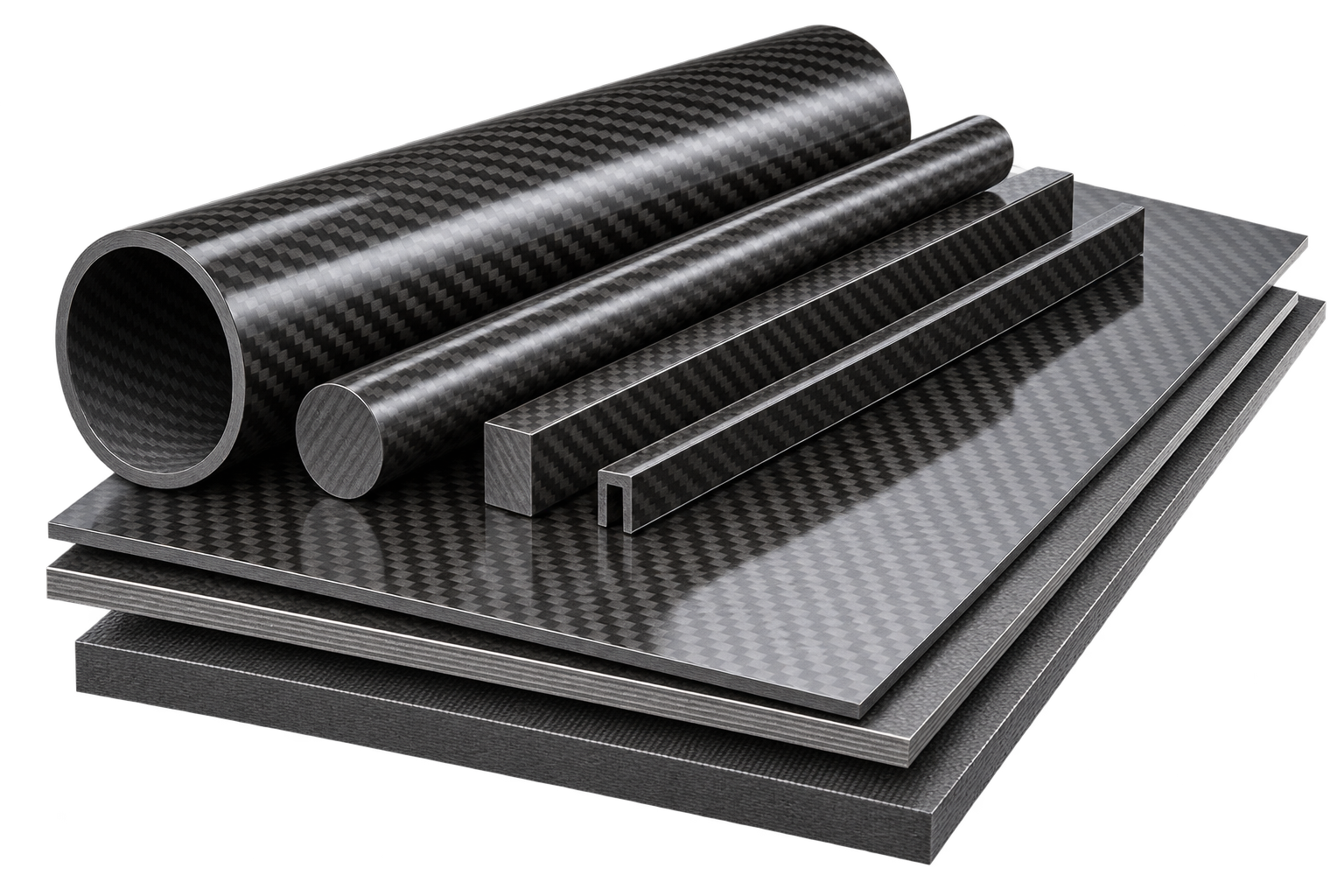 Carbon fibre stock