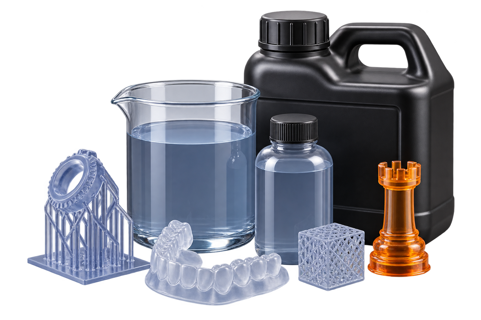Photopolymer resin (methacrylate)
