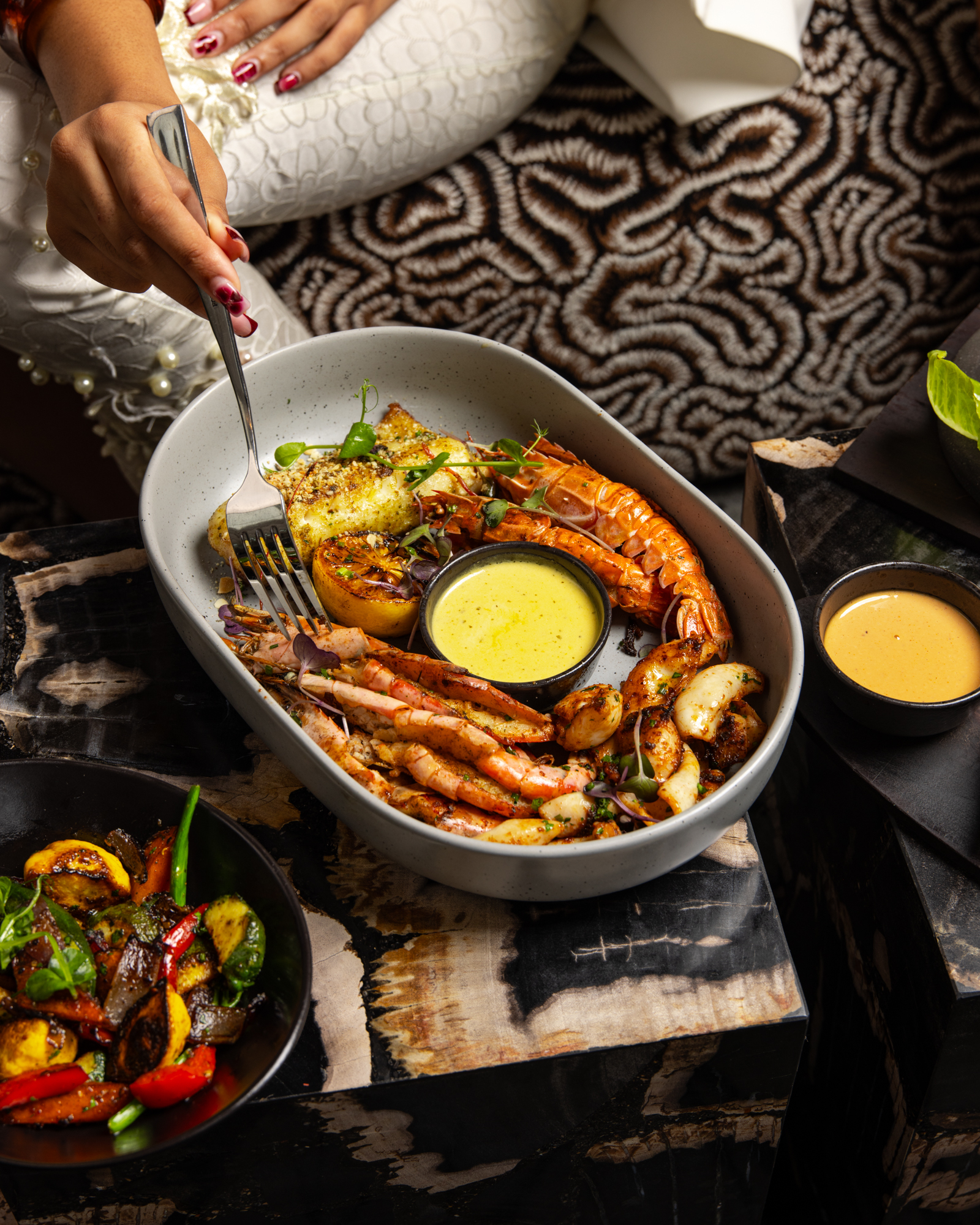 Beautifully presented food at 9th Avenue Marina