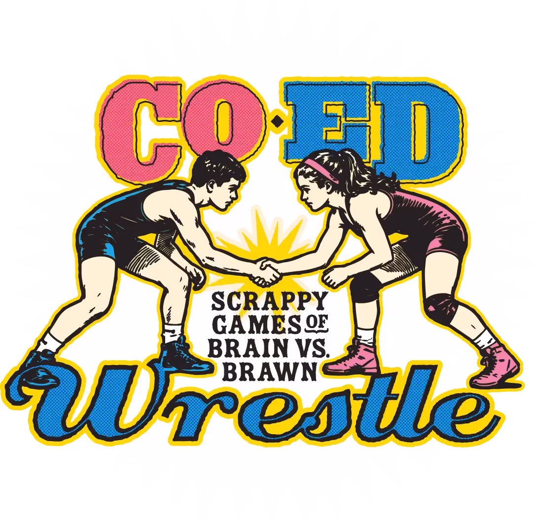Hasbro Co-Ed Wrestle Logo