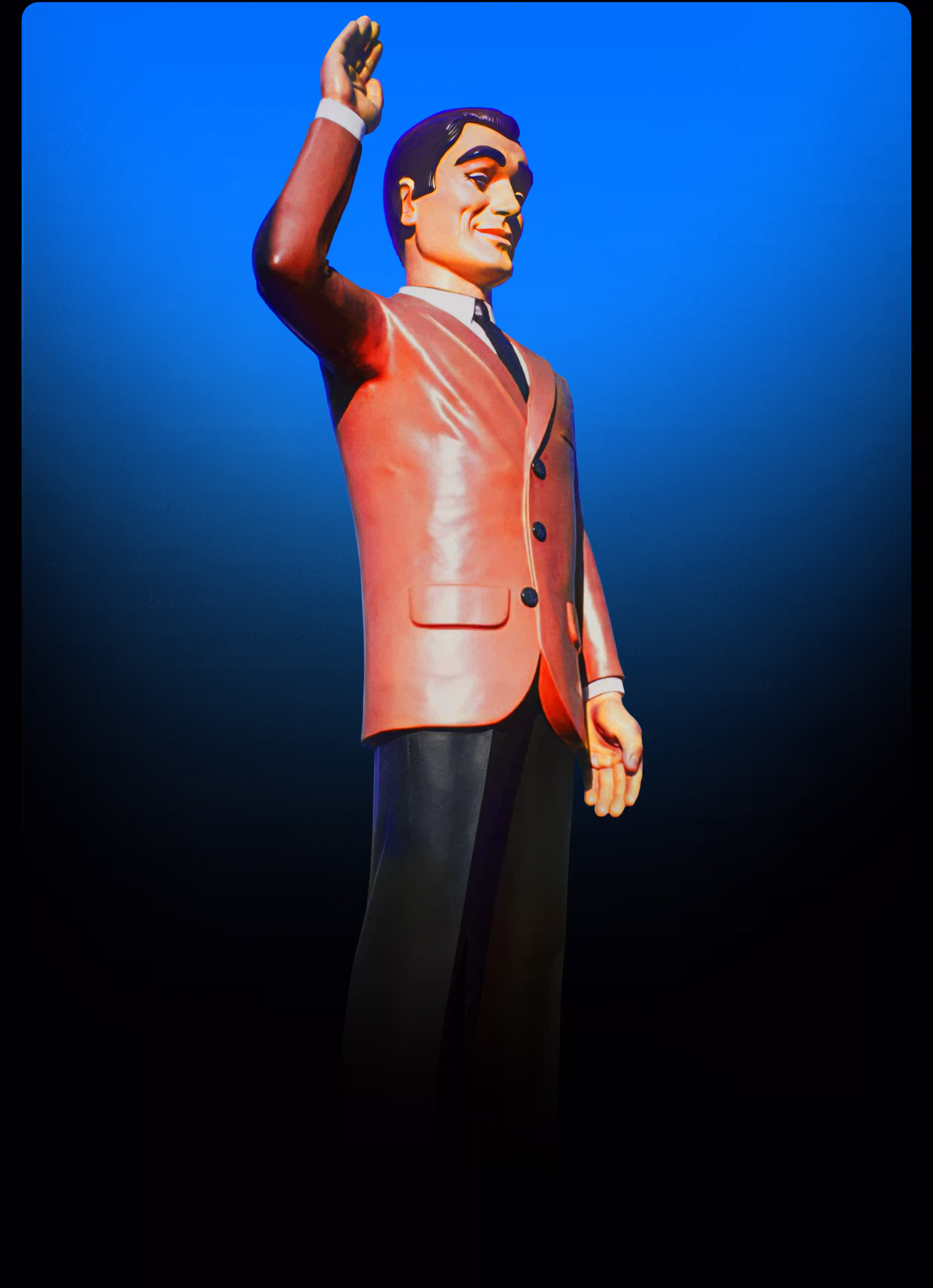 Giant Fiberglass Earthmover Man