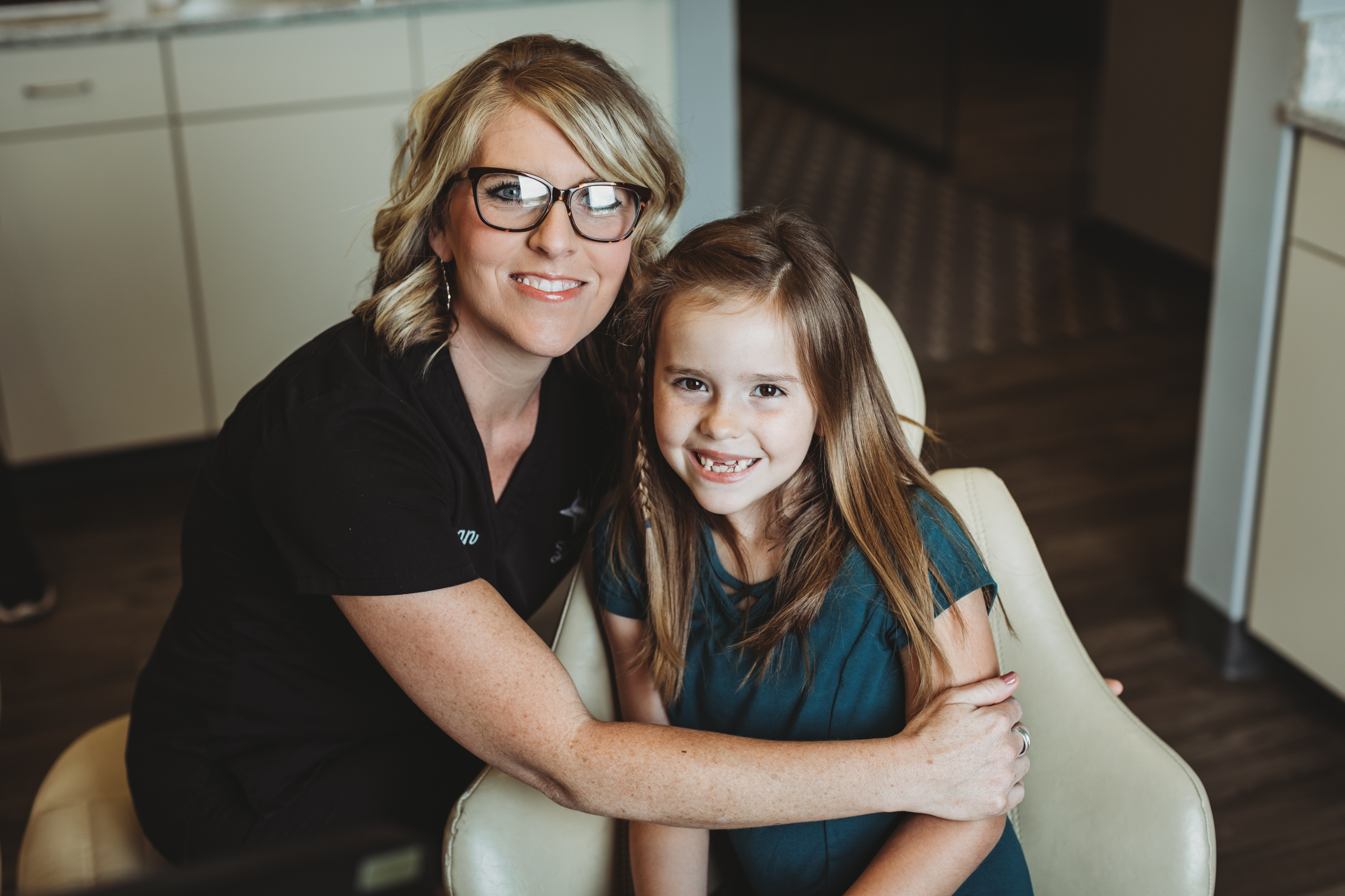 Young child in a Nashville orthodontic office