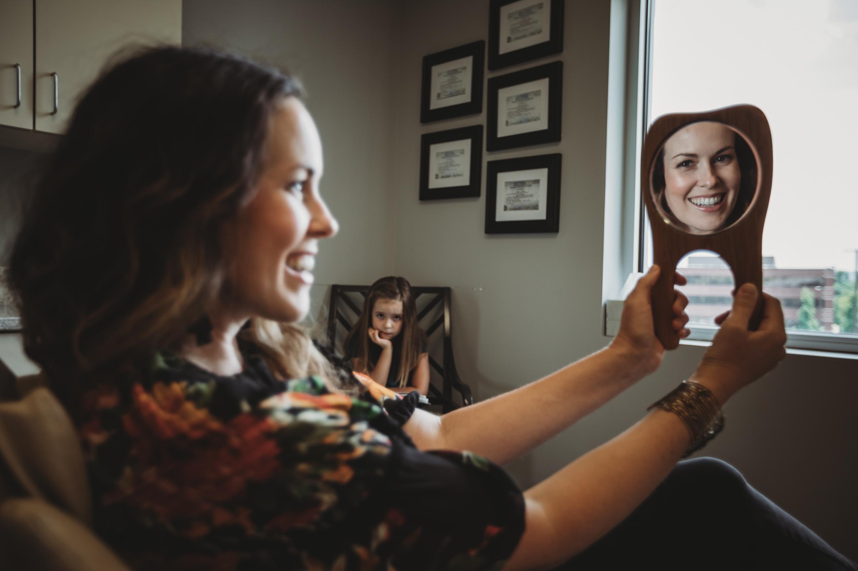 Behind the Teeth Lingual Braces on a patient at Starling Orthodontics