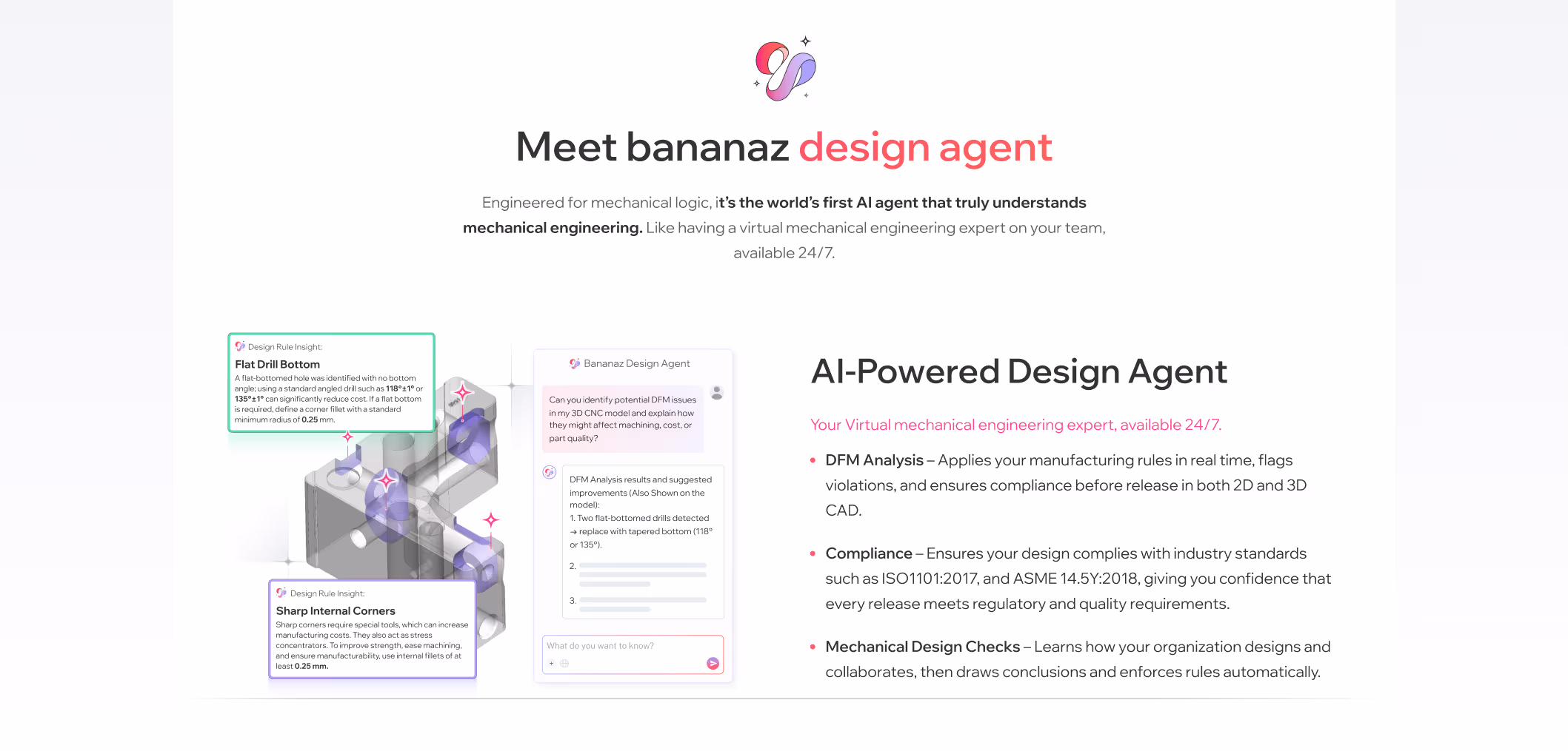 bananaz.ai Website Section Screenshot