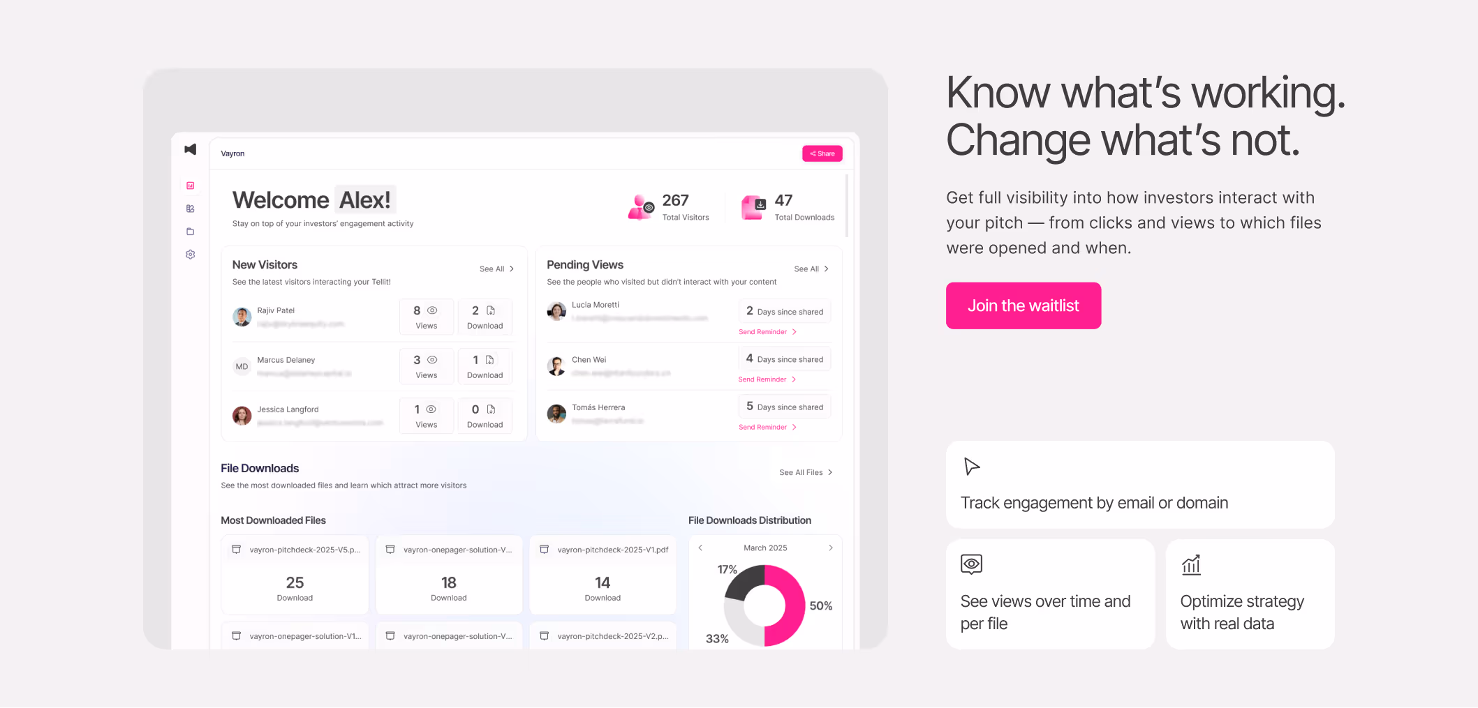 Tellit Website Screen