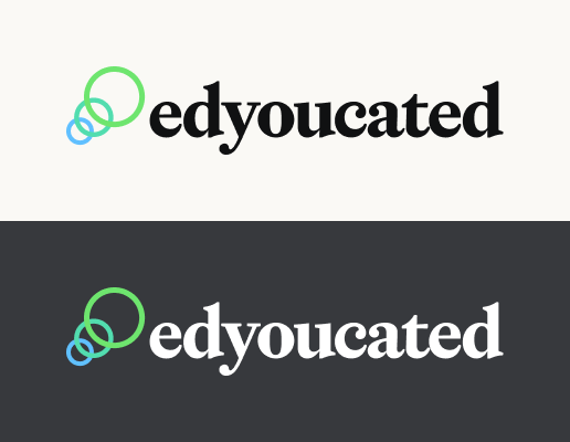 Das neue edyoucated-Logo mit vollständiger Wortmarke