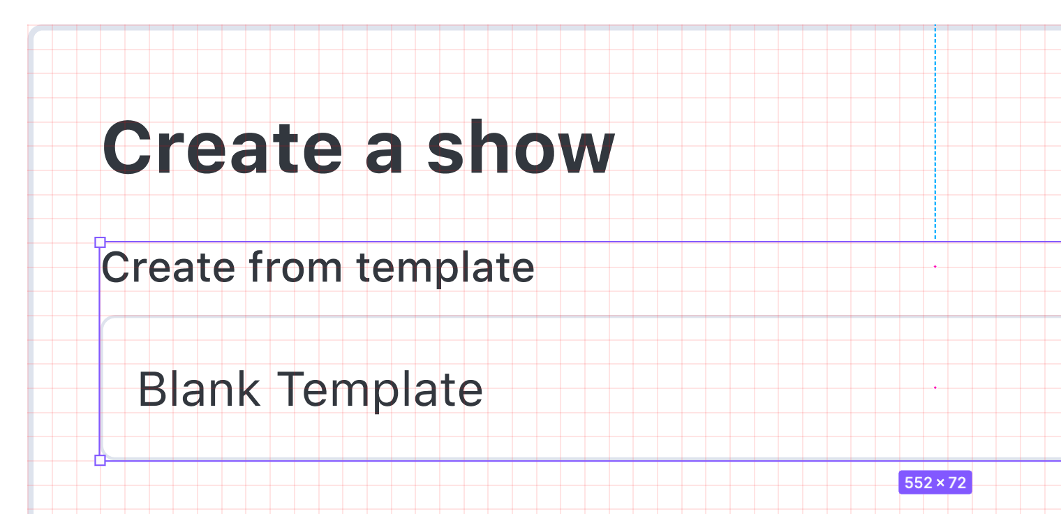 A sample Polymer modal conforming to an 8 pixel grid