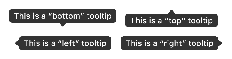 Polymer's tooltip variants