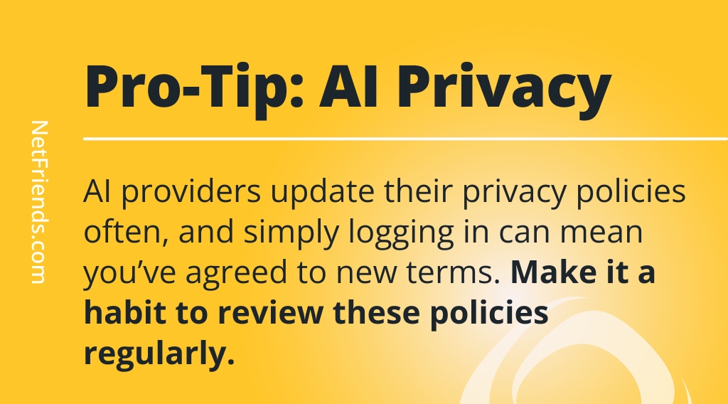 AI Privacy Policy Pro Tip