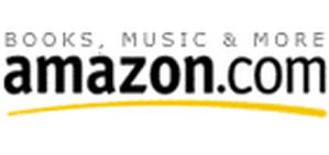 Amazon logo with Books, Music, and More (1998)