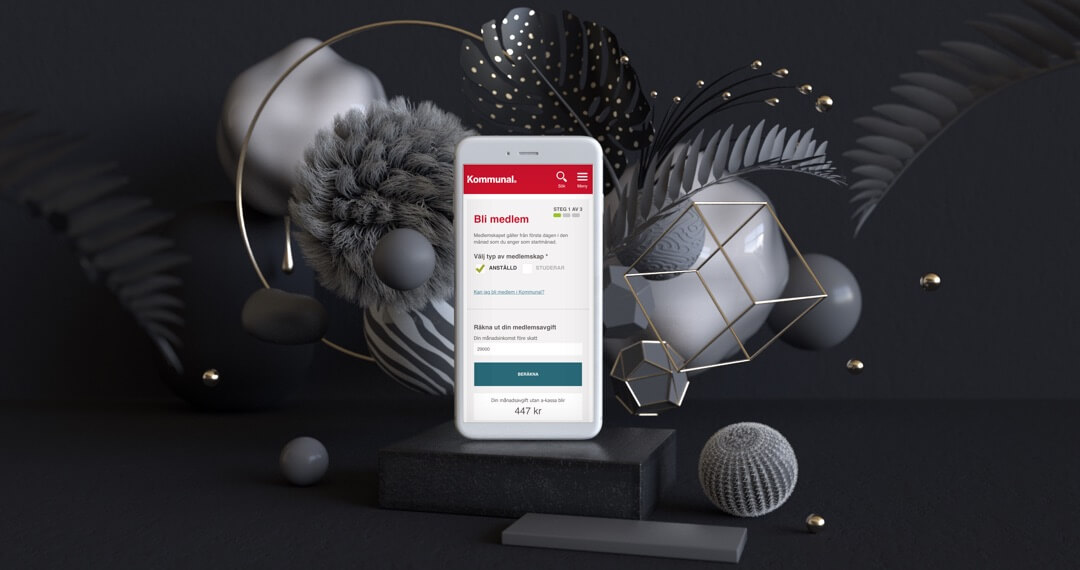 App och webb för Kommunal