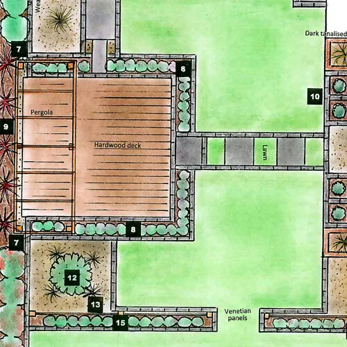 Hand drawn Garden design Thumbnail