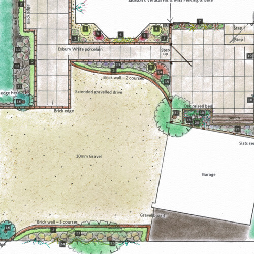 Hand drawn Garden design Thumbnail