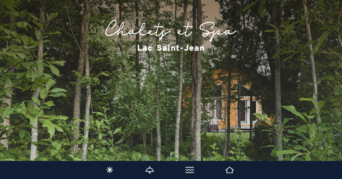 Chalets et Spa Lac Saint-Jean in Chambord, Canada