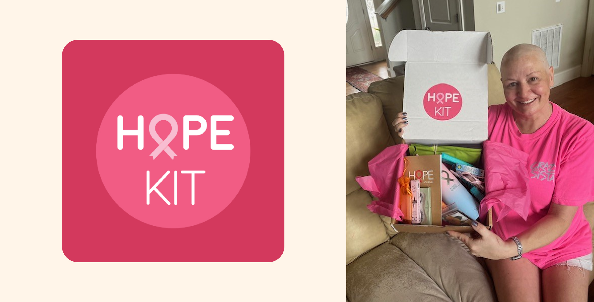 Someone unboxing their Hope kit