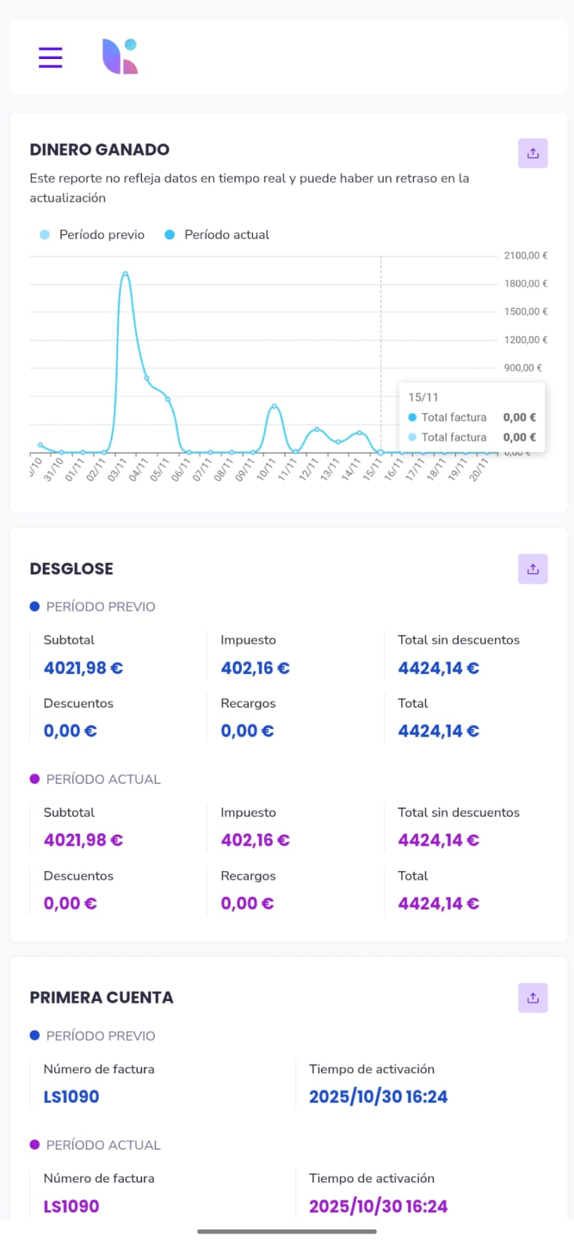 Aalto mobile app UI of home front door, confetti and the word Congratulations at the top and the home name below with the label of sold