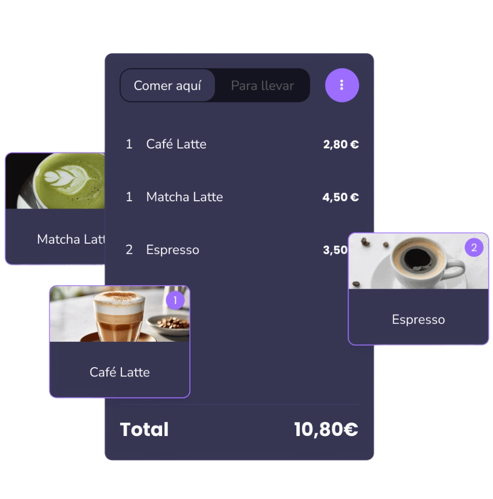 Pantallazo de cobro rápido del fastmode del software TPV de last.app
