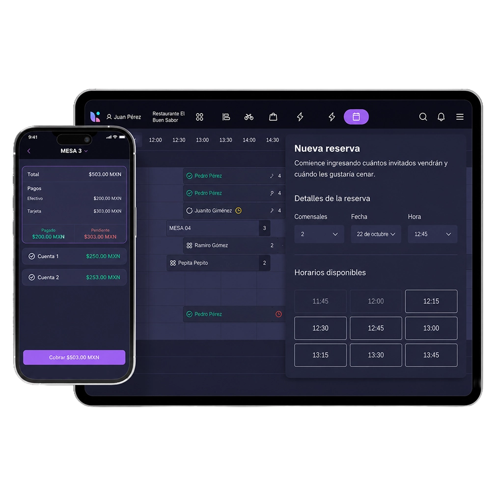 Software TPV para restaurantes Last.app conectado en tiempo real entre sala y cocina