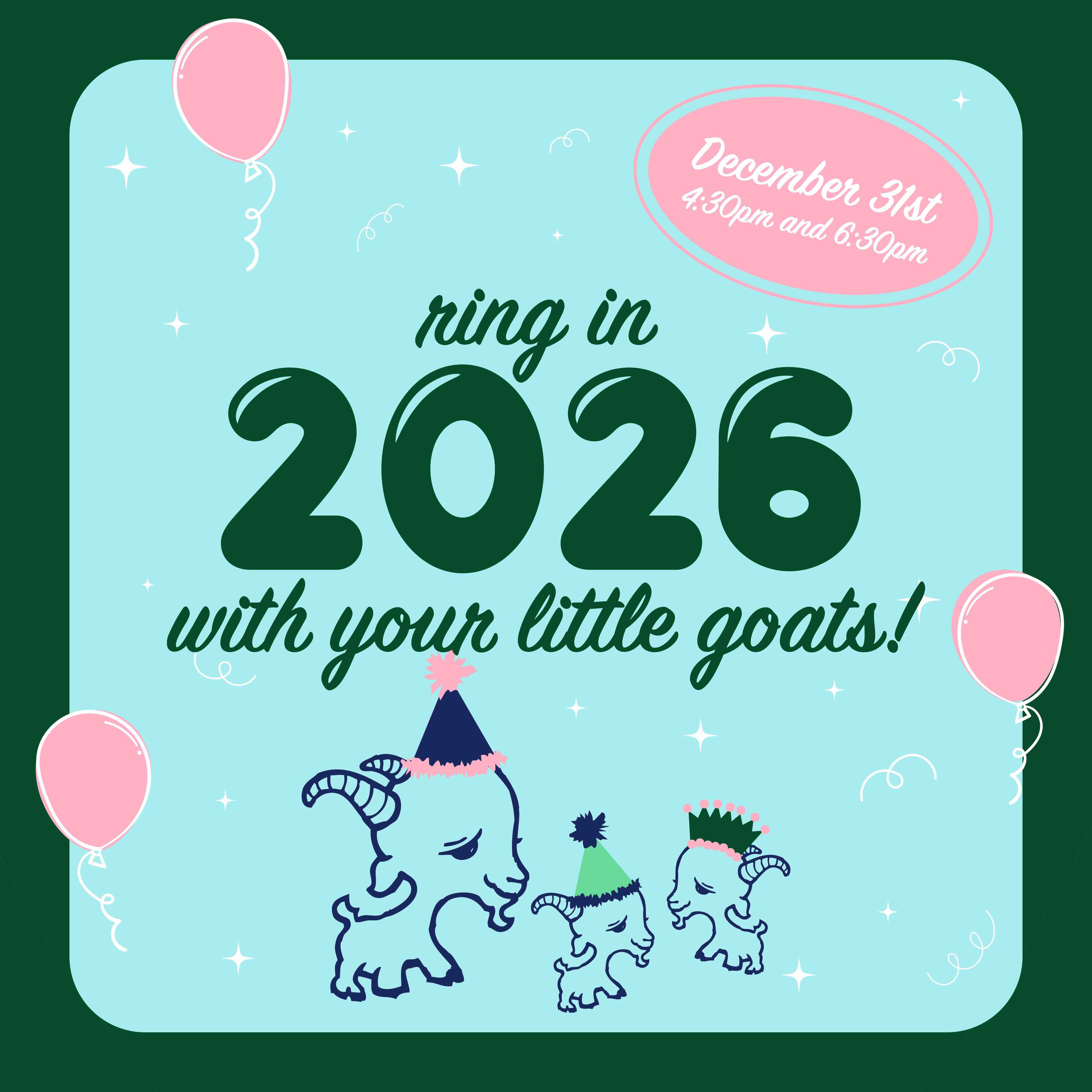 Little Goat Diner: Family Friendly New Year's Eve