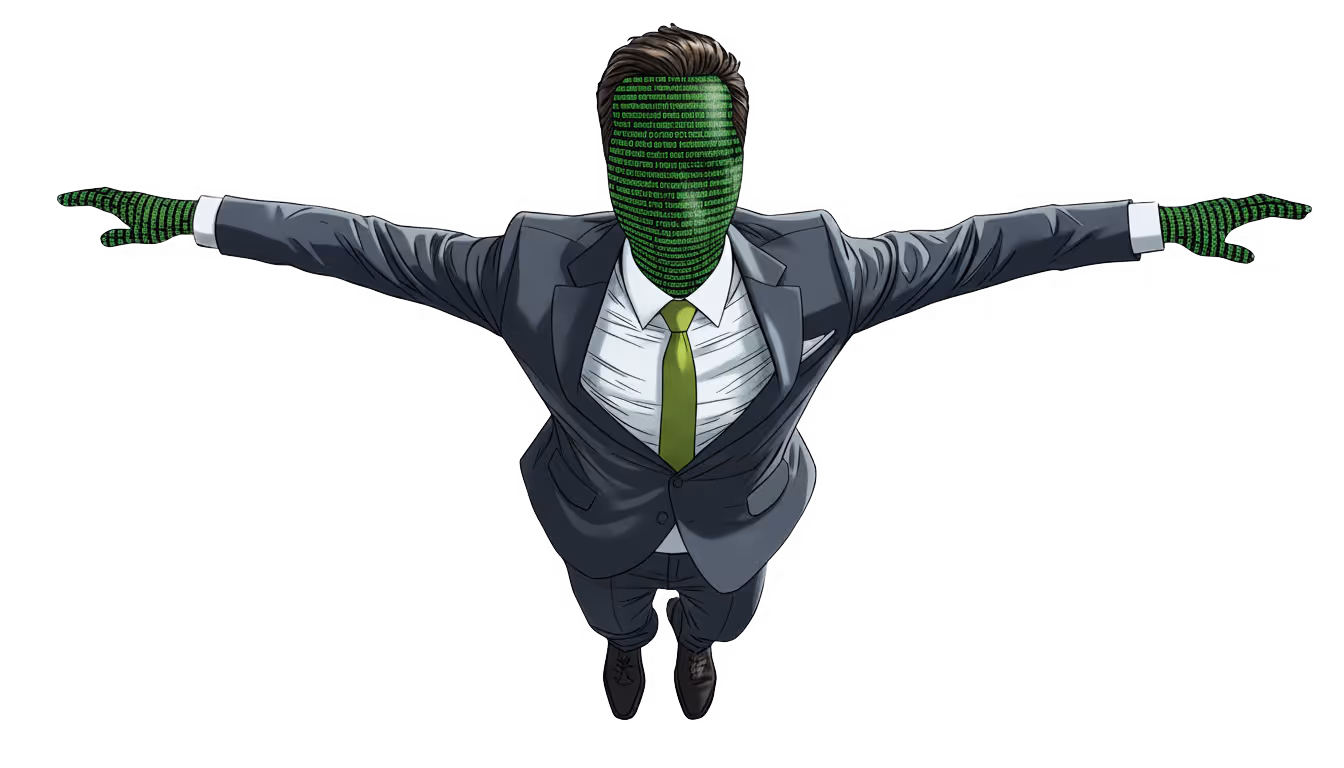 A man in a suit and tie with his arms outstretched | Procode website