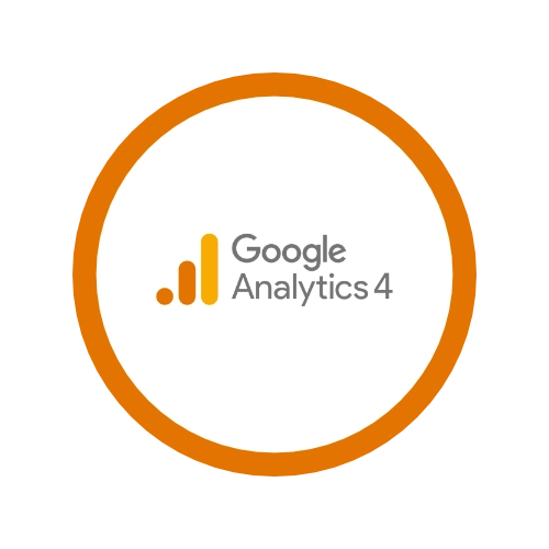 Google Analytics 4 event tracking integration icon