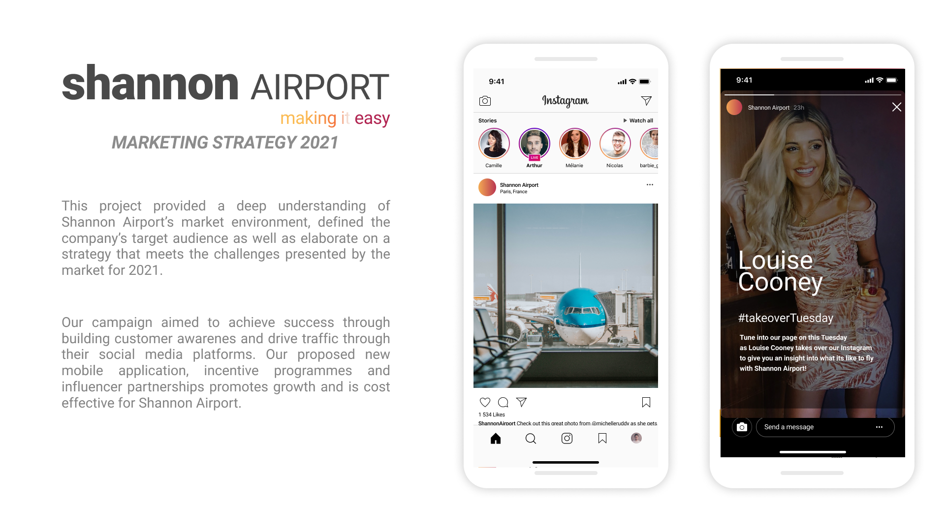 Poster for the Shannon Airport Marketing Campaign