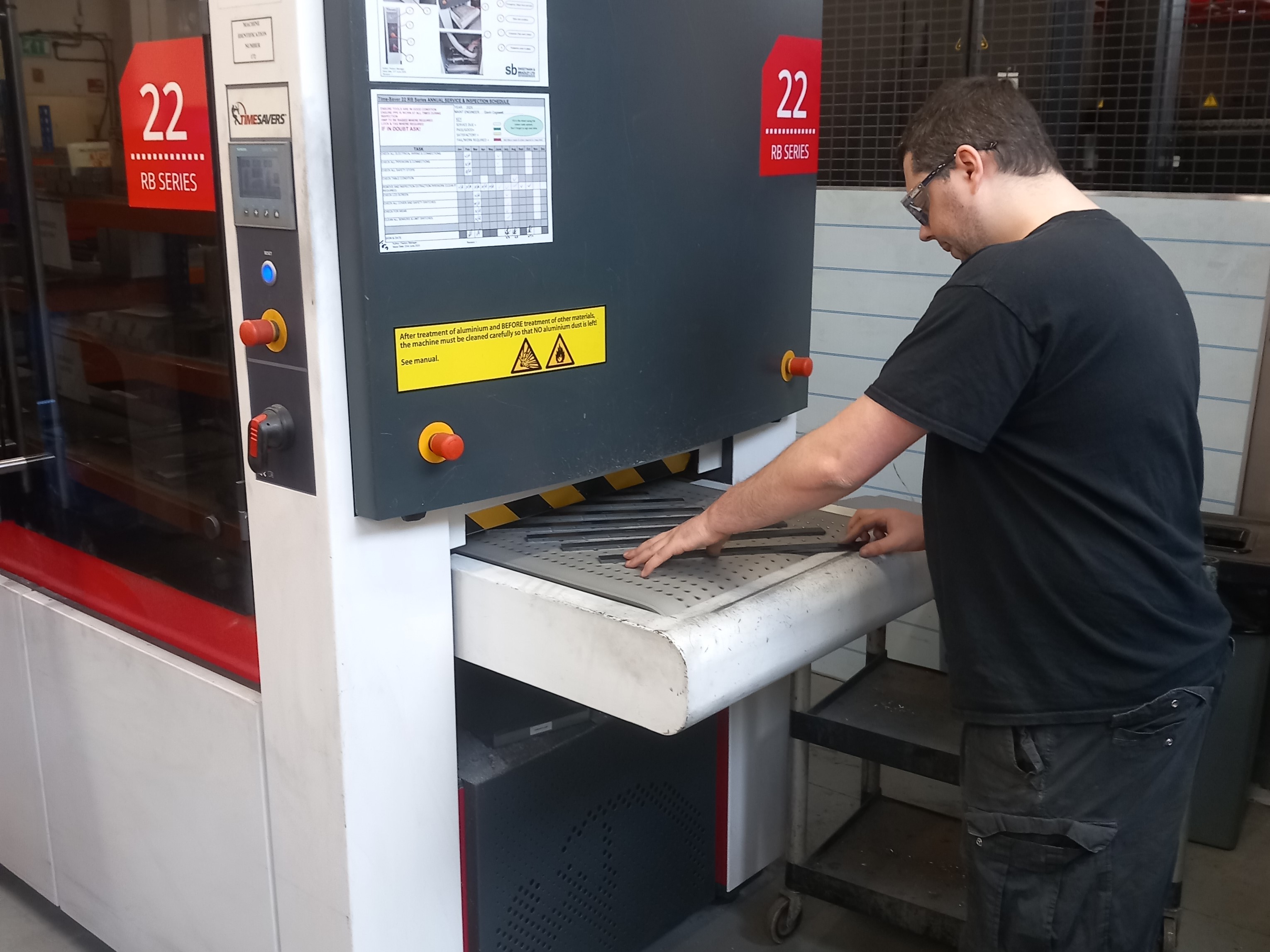 Deburring from Sweetnam & Bradley Sheet Metalwork Specialist