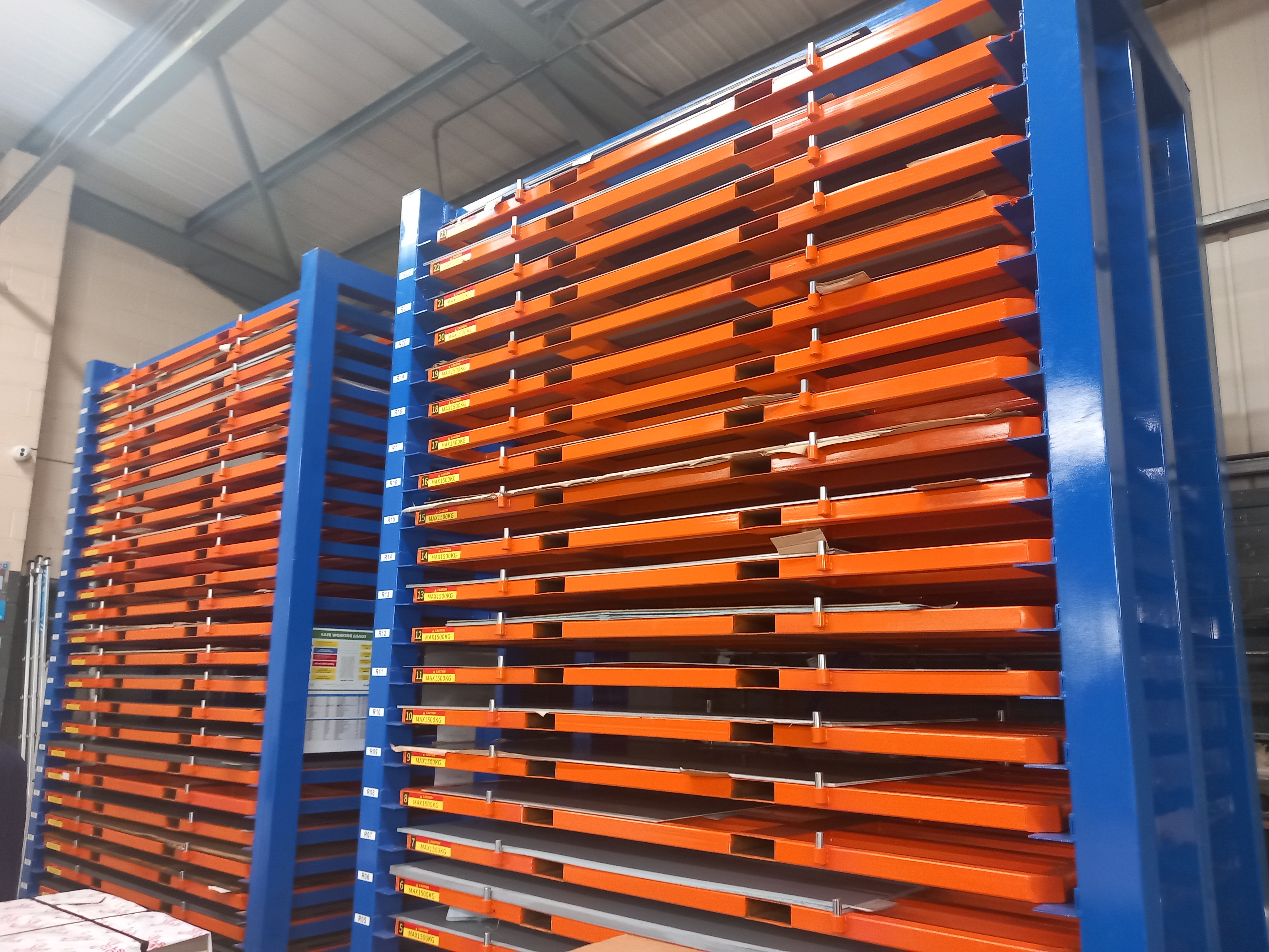 Sweernam & Bradley Photo of New racking Syatem