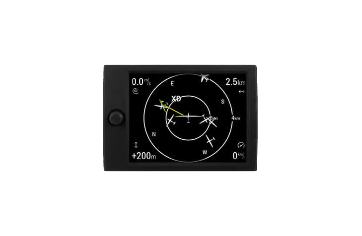 Selected avionics display