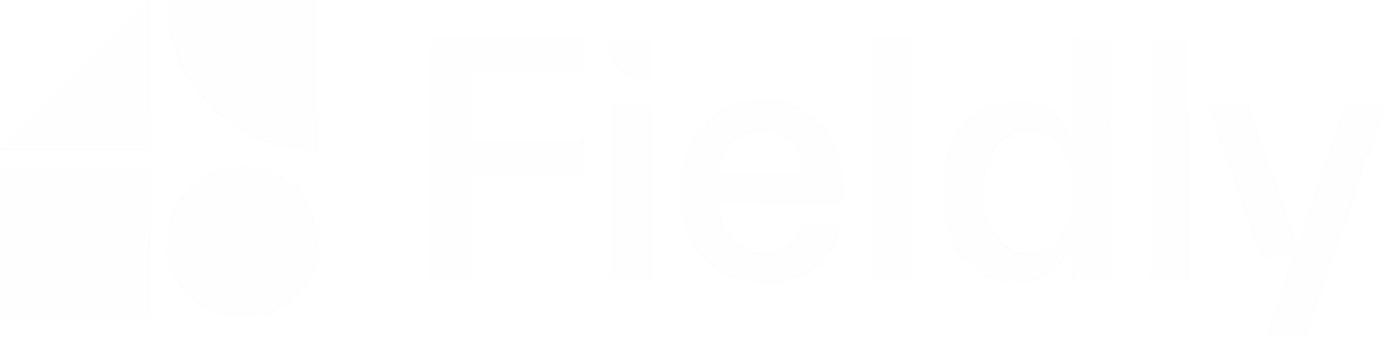 Fieldly företagslogo med abstrakta geometriska former och text.