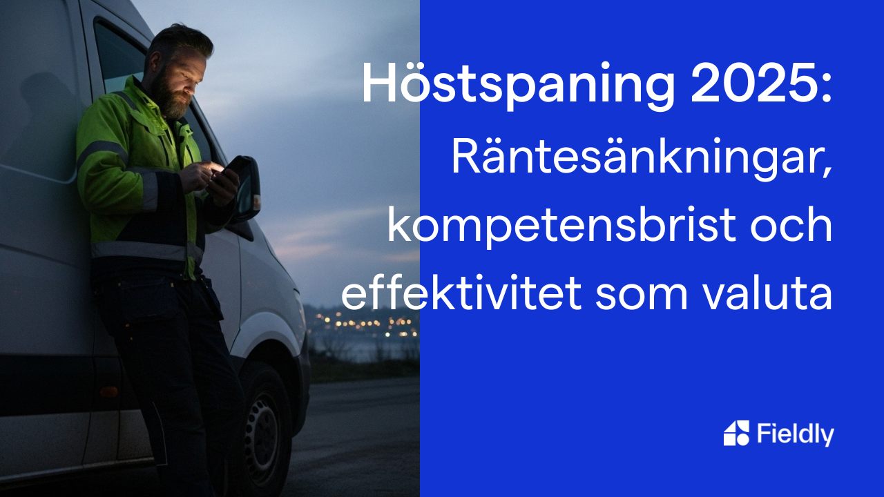3 höstspaningar 2025: Räntesänkningar i sikte men arbetskraftsbristen fortsätter prägla bygg- och installationsbranschen