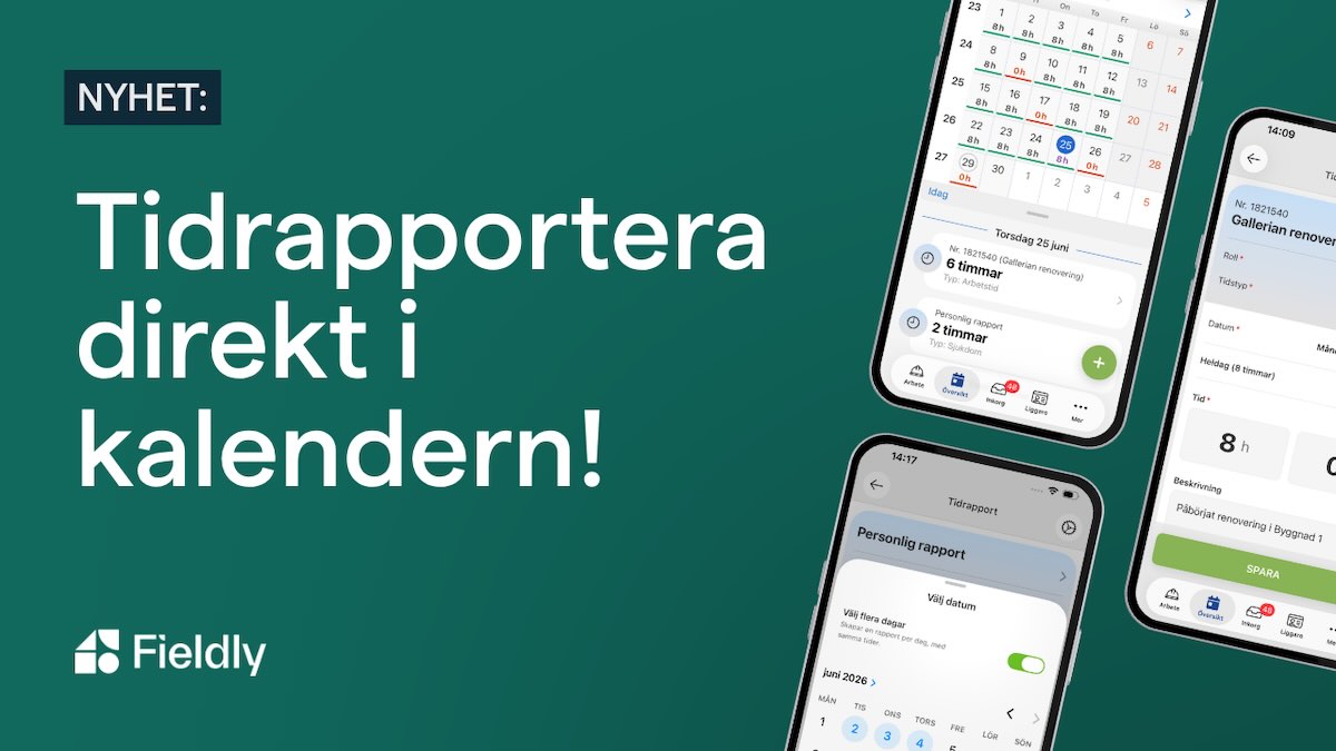 Tidrapportera i Kalendern cover