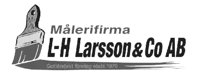 Målerifirma L-H Larsson logo