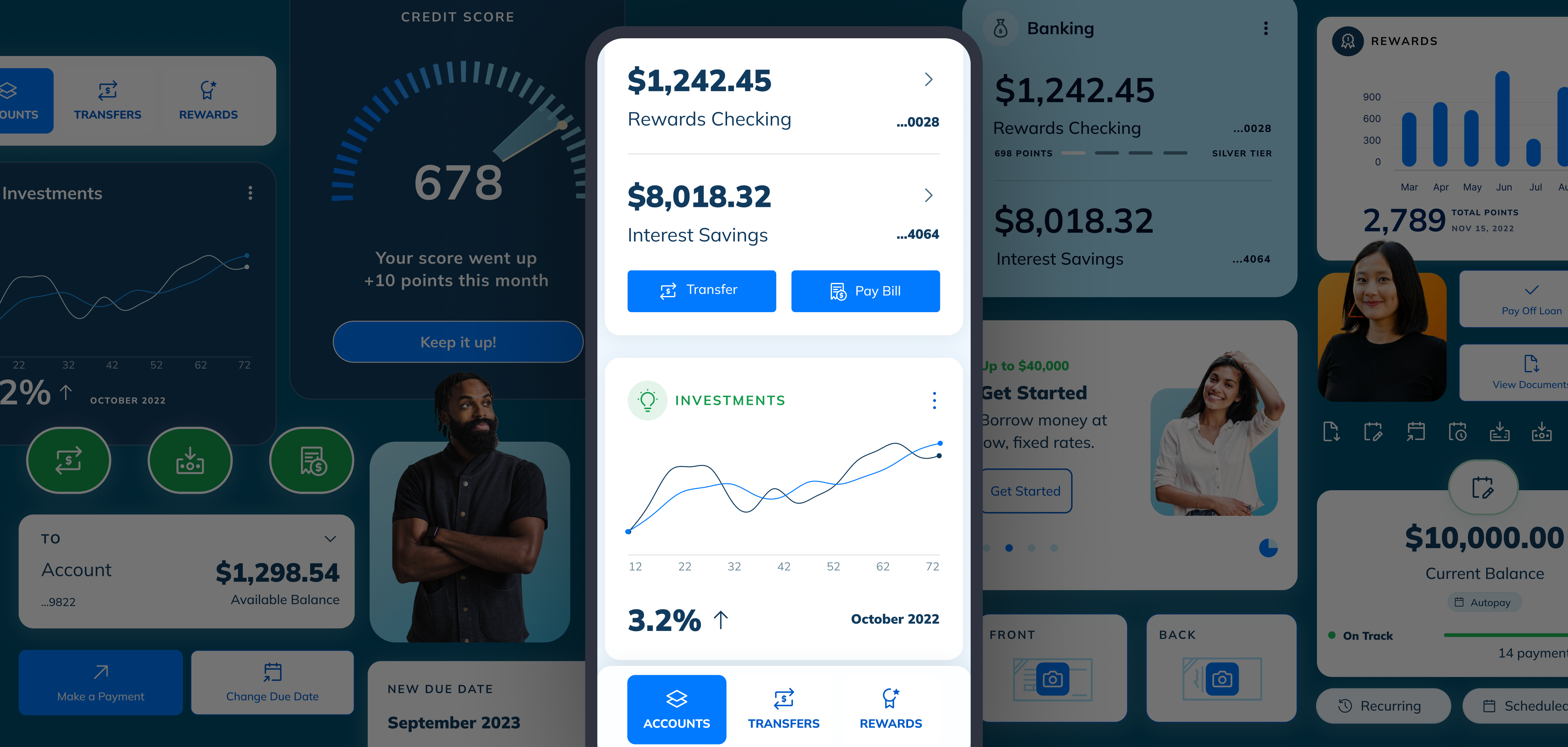 LendingClub hero design