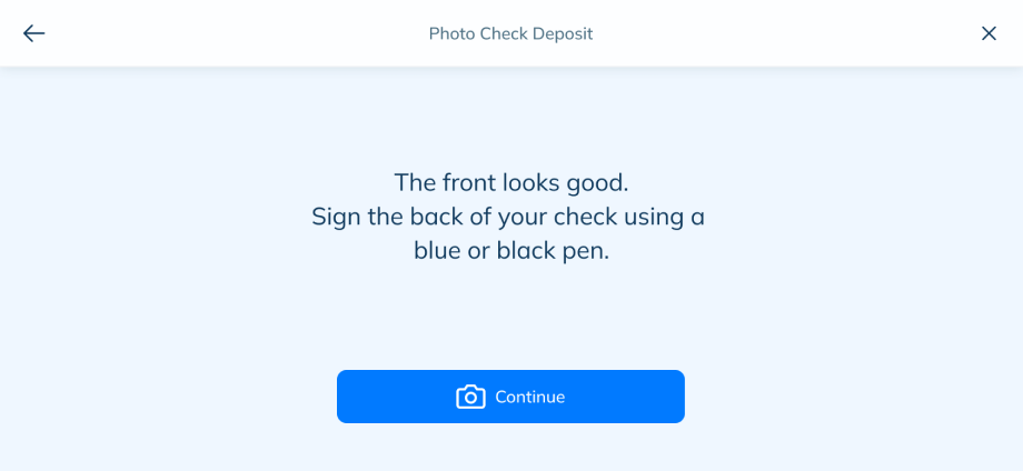 LendingClub deposit check screen