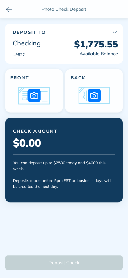 LendingClub move money screen