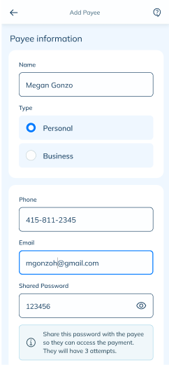 LendingClub mobile screen
