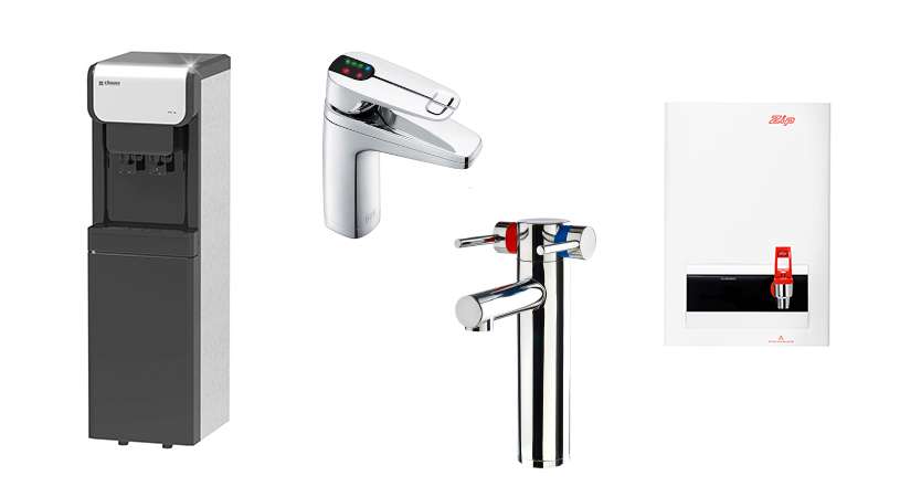 types of hot water taps