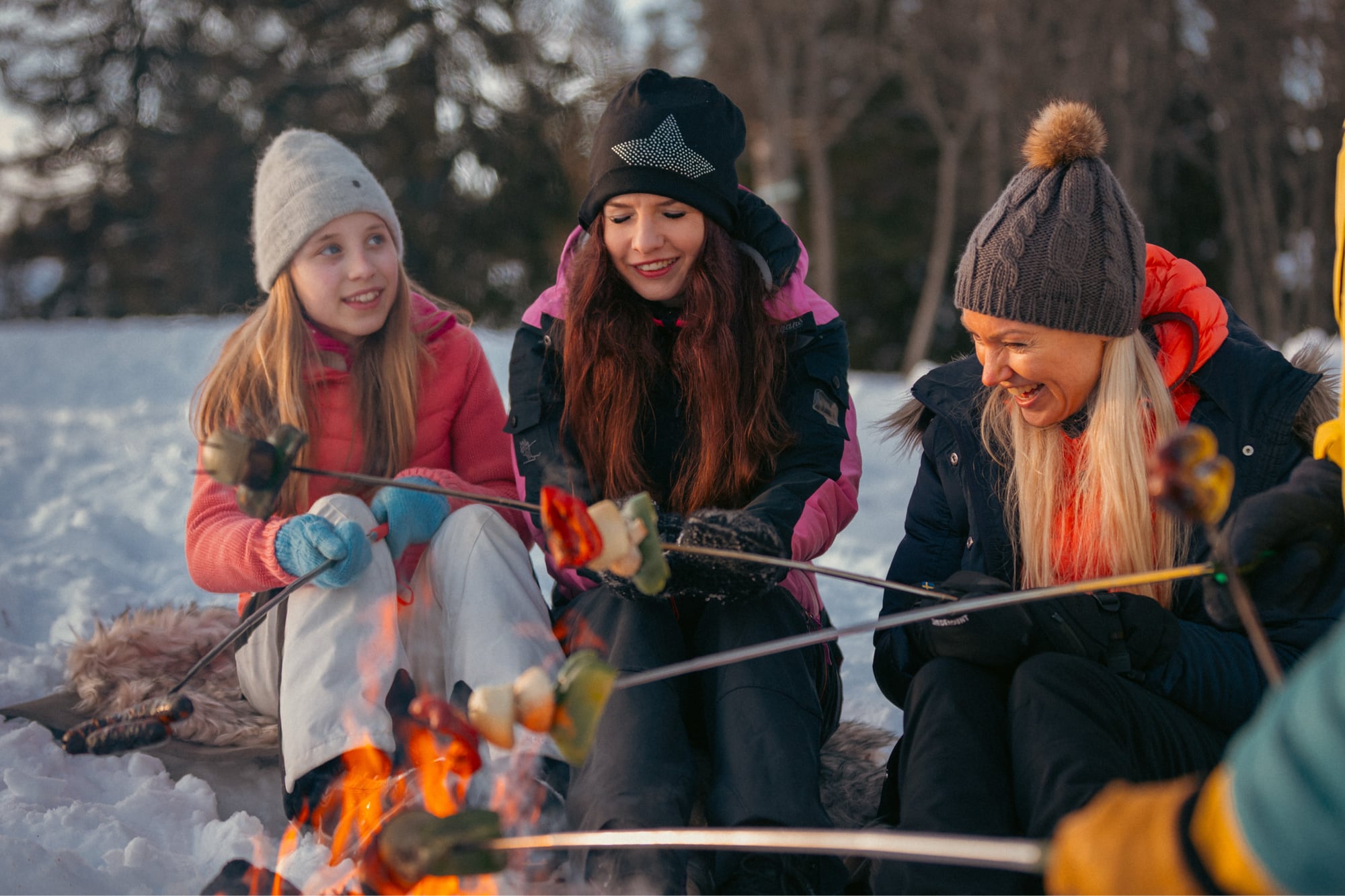 Lake Walk and Campfire 