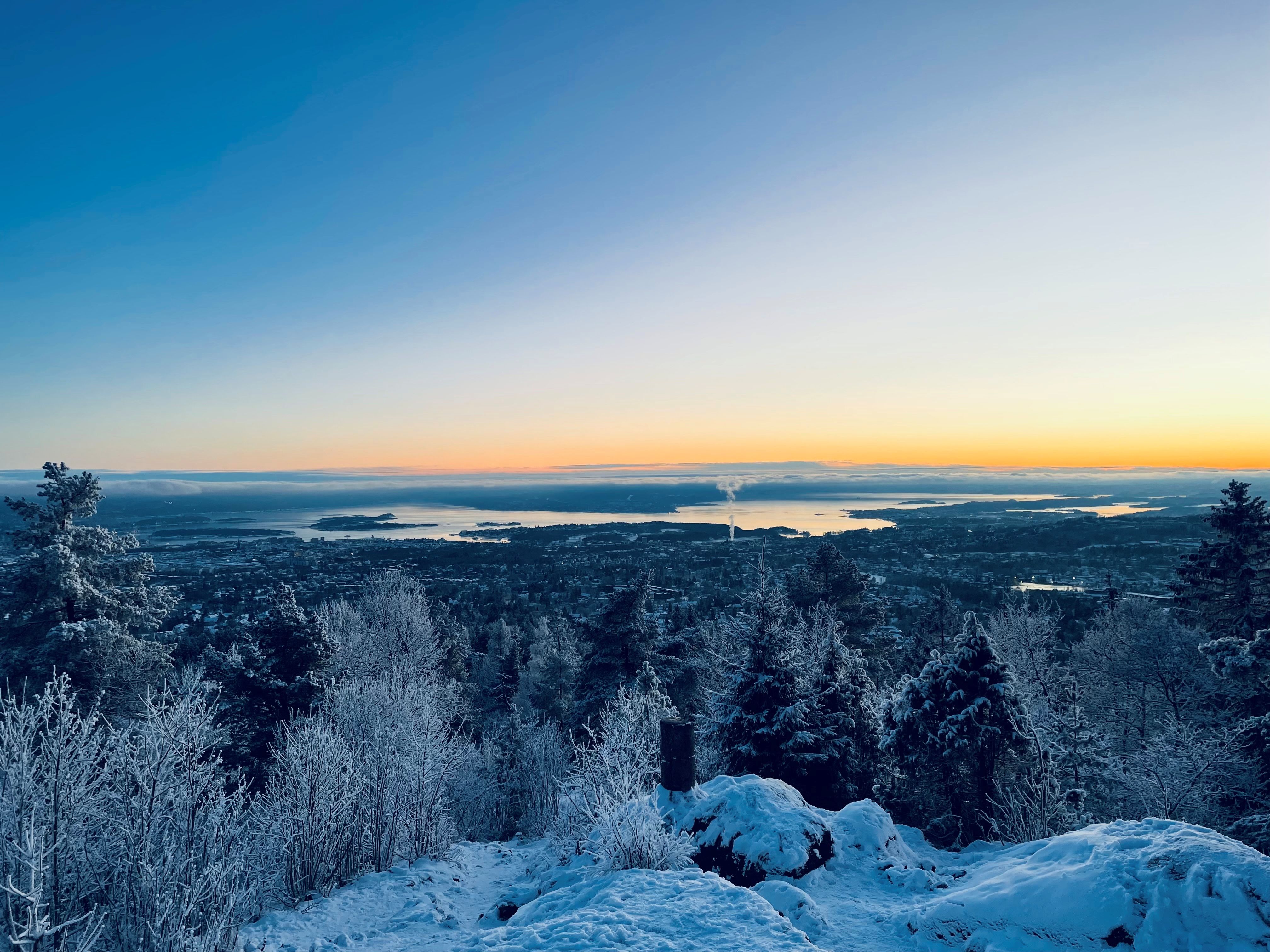 Winter View of the Oslofjord with INFERNO FESTIVAL (Apr 2-5)