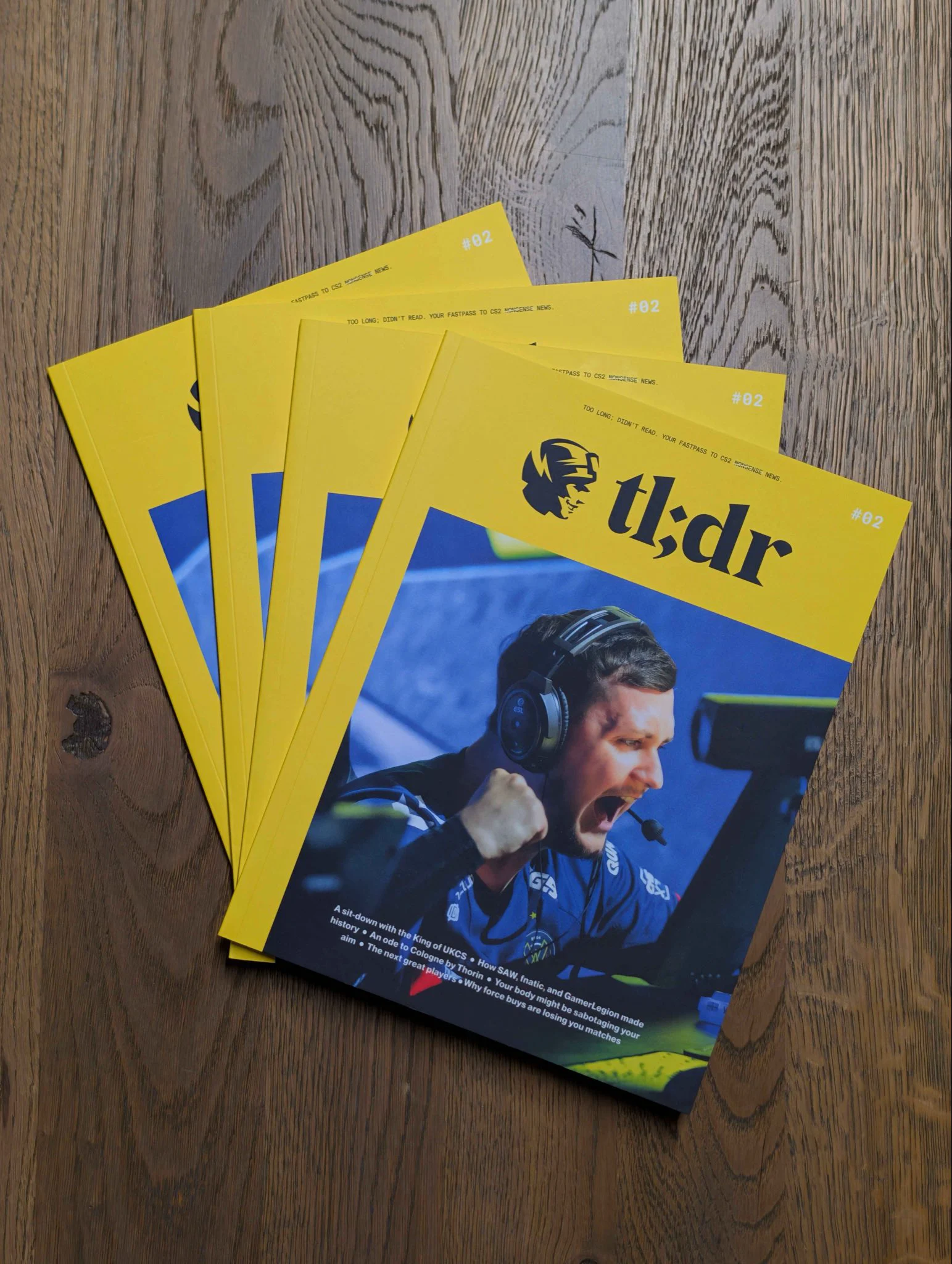 Stack of TLDR Magazines, the second edition.